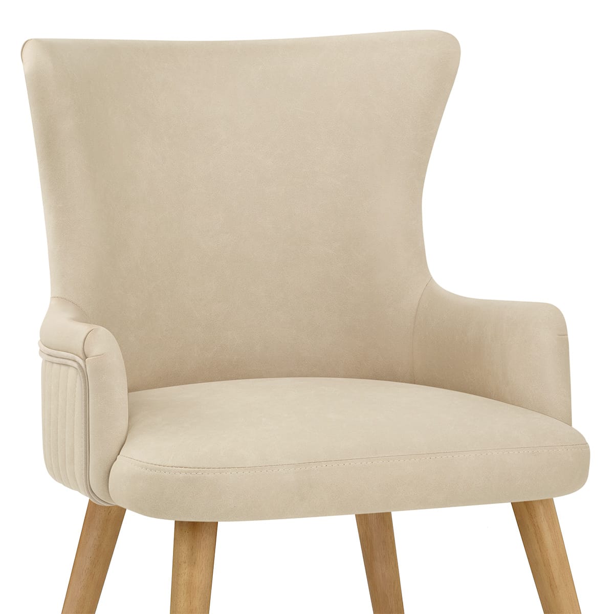 Silla Sintético Madera - Diablo Crema