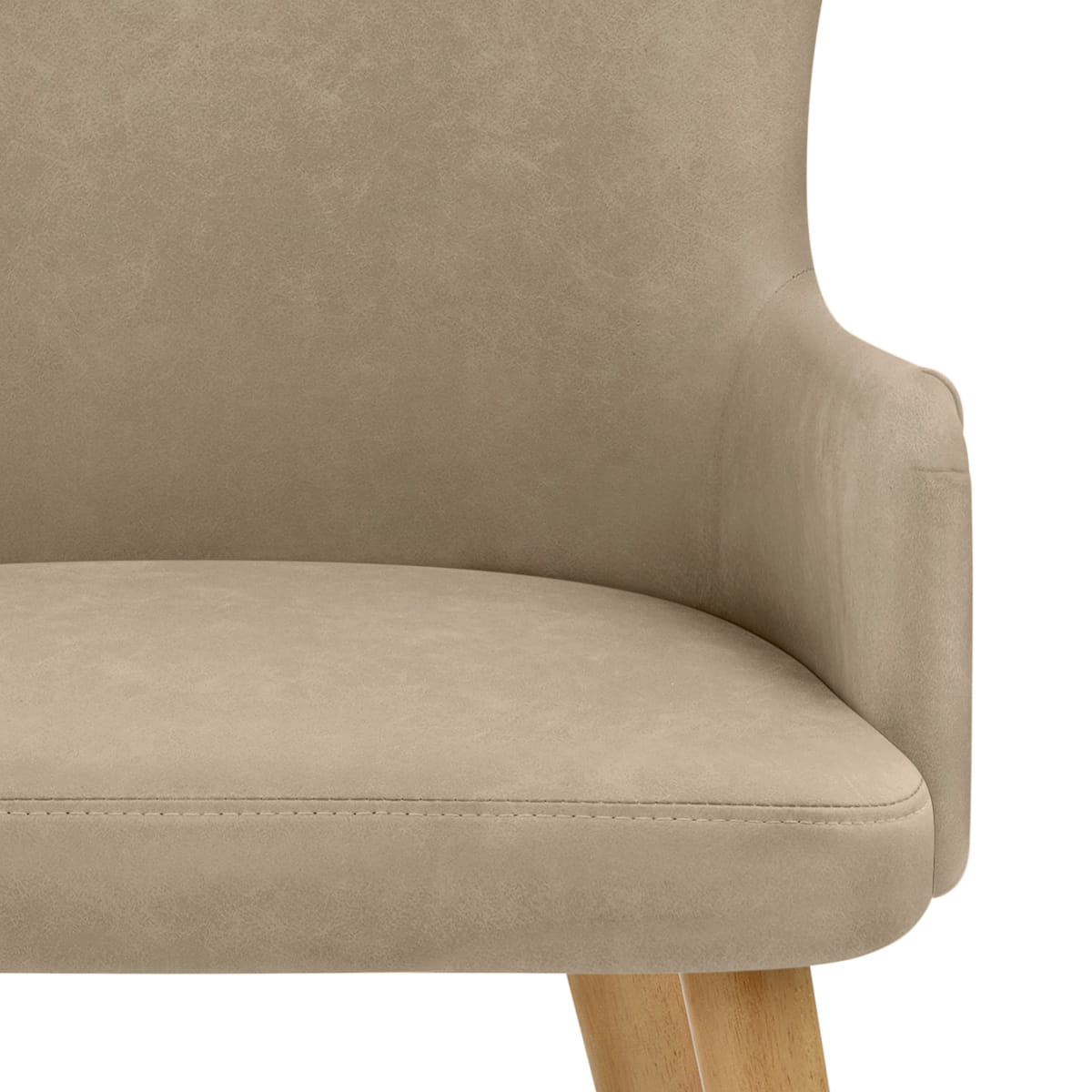 Silla Sintético Madera - Diablo Gris Pardo
