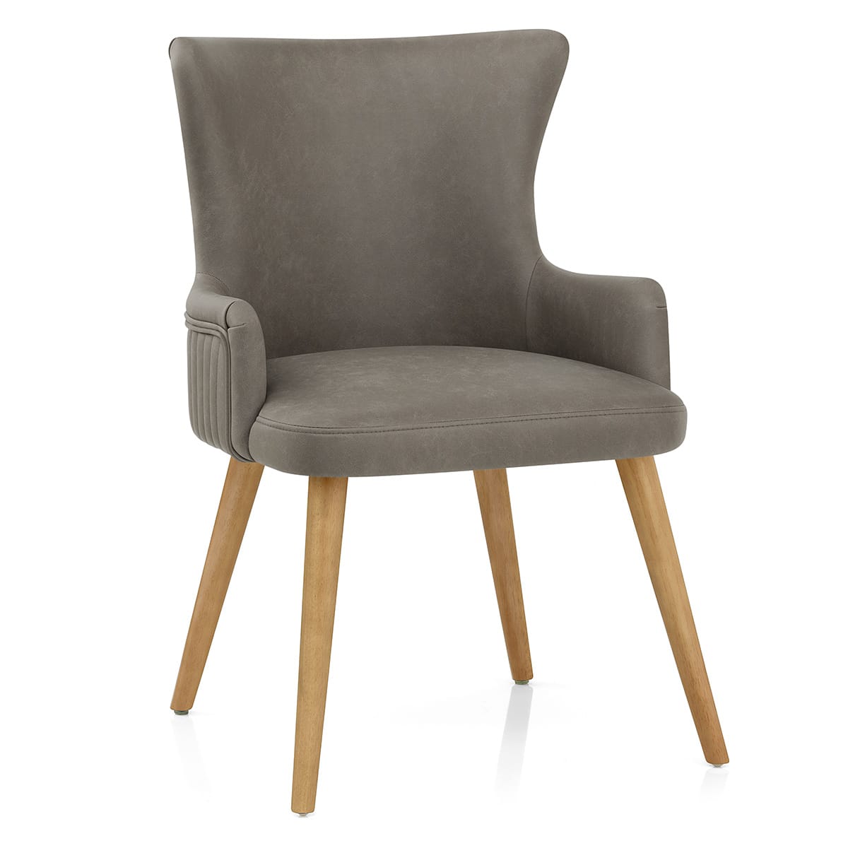 Silla Sintético Madera - Diablo Gris