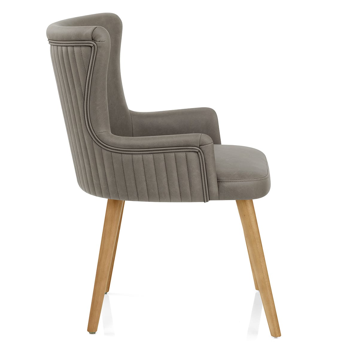 Silla Sintético Madera - Diablo Gris
