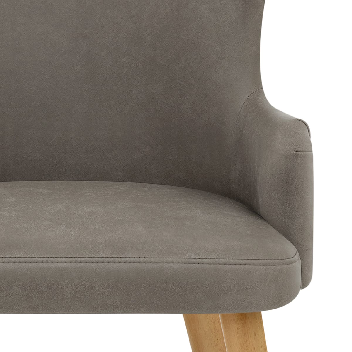 Silla Sintético Madera - Diablo Gris