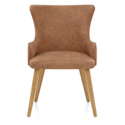 Silla Sintético Madera - Diablo Marrón