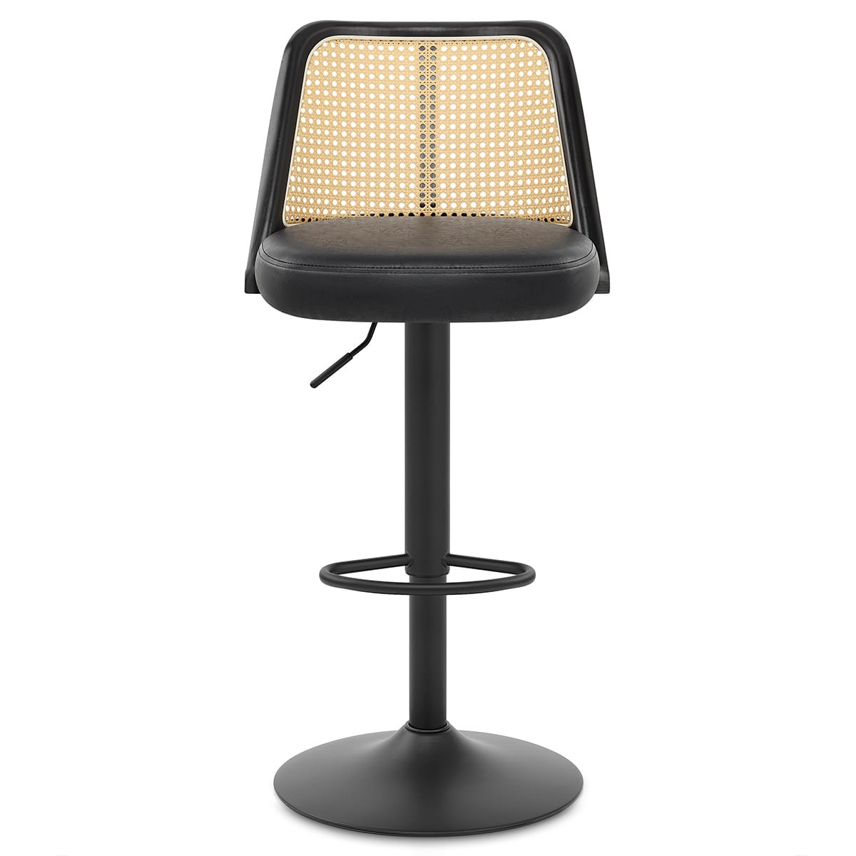 Taburete Polipiel - Drew Negro