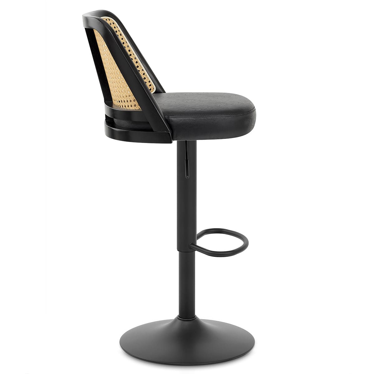 Taburete Polipiel - Drew Negro