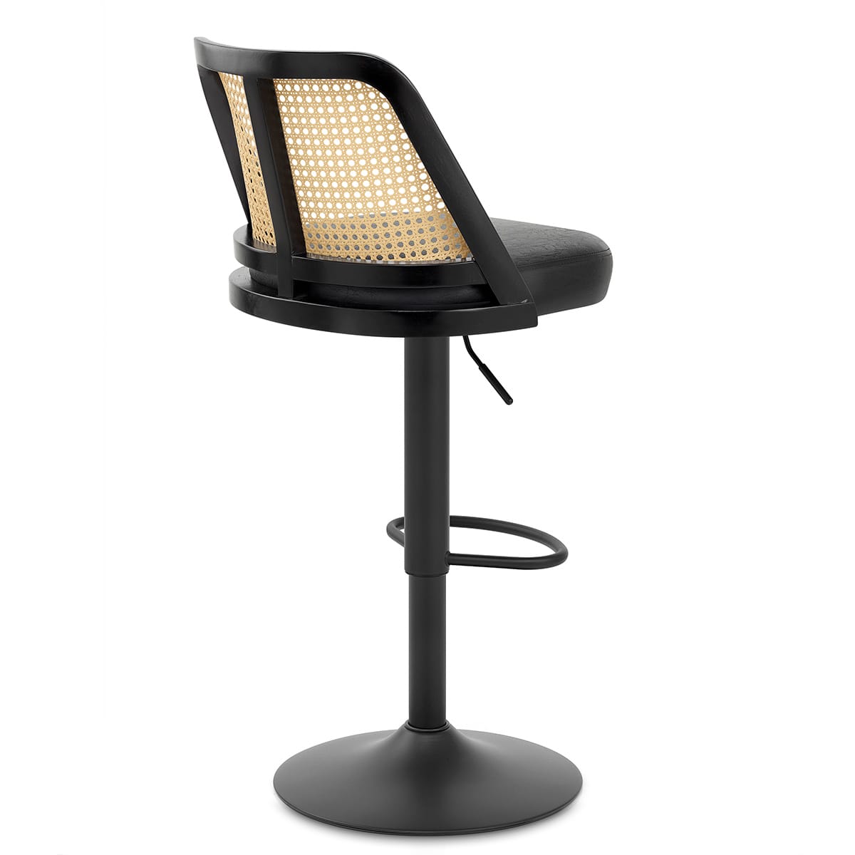 Taburete Polipiel - Drew Negro