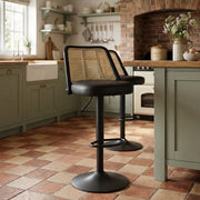 Taburete Polipiel - Drew Negro