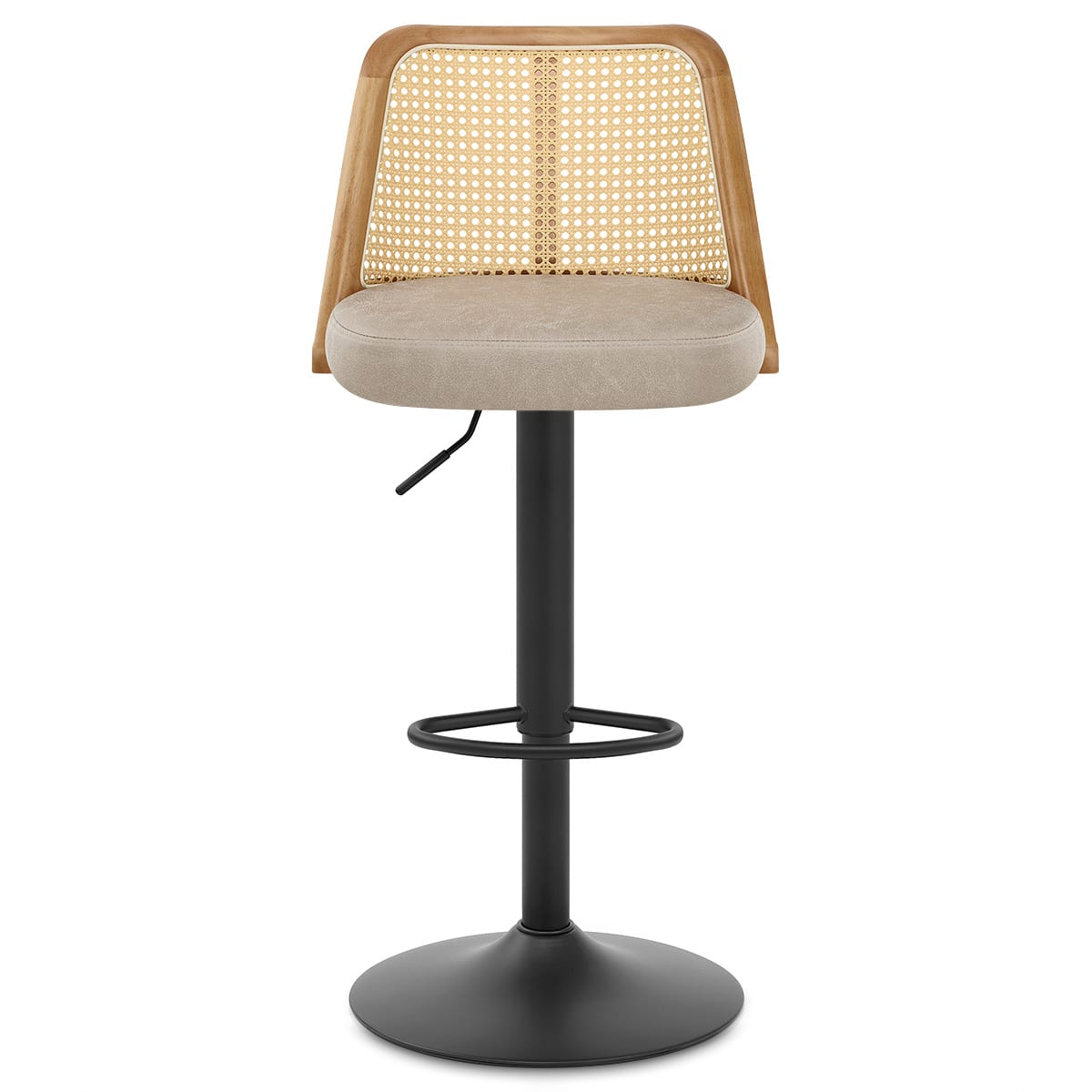 Taburete Polipiel - Drew Gris Pardo