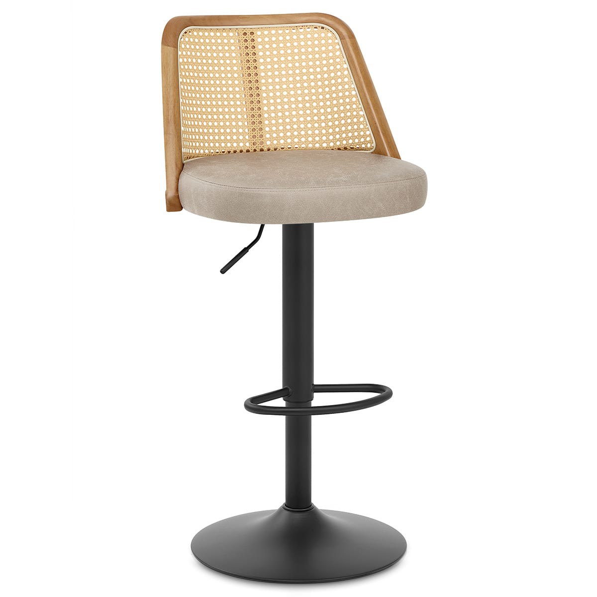 Taburete Polipiel - Drew Gris Pardo