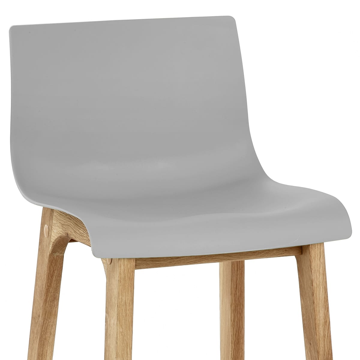 Taburete Madera Resina - Drift ABS Gris