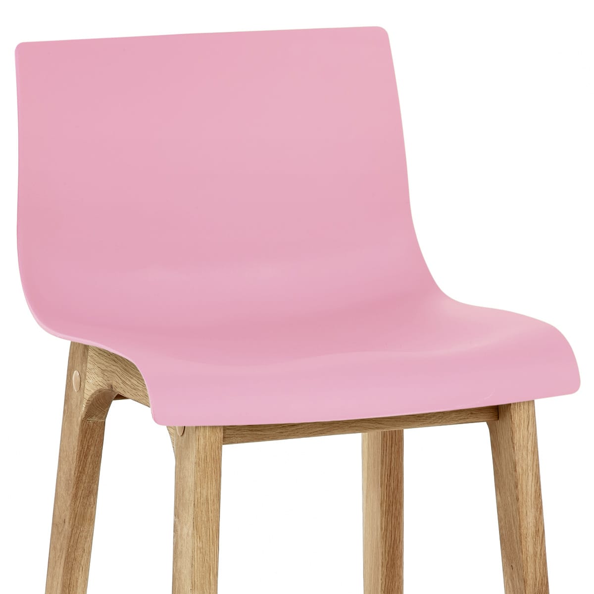 Taburete Madera Resina - Drift ABS Rosa