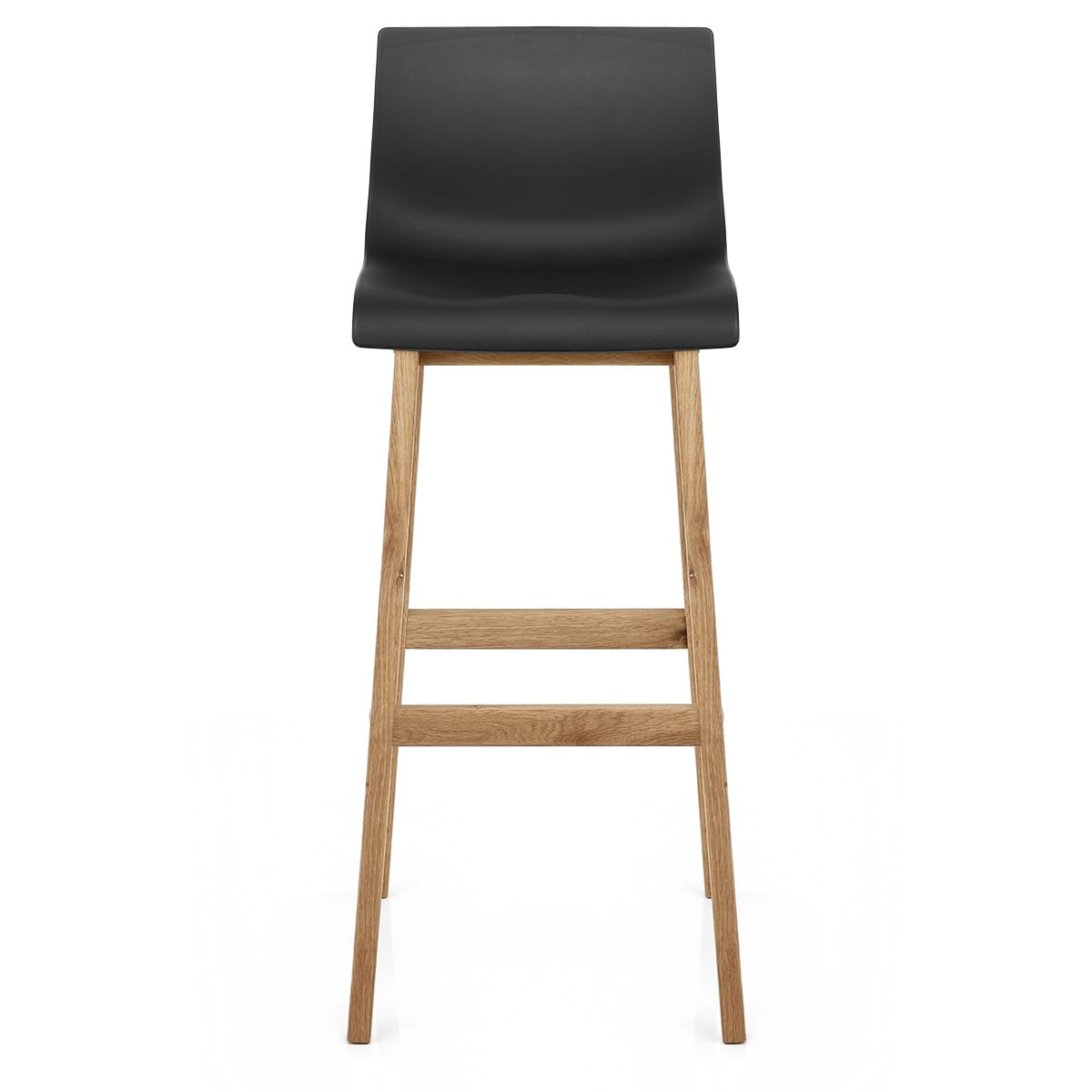 Taburete Madera Resina - Drift ABS Negro