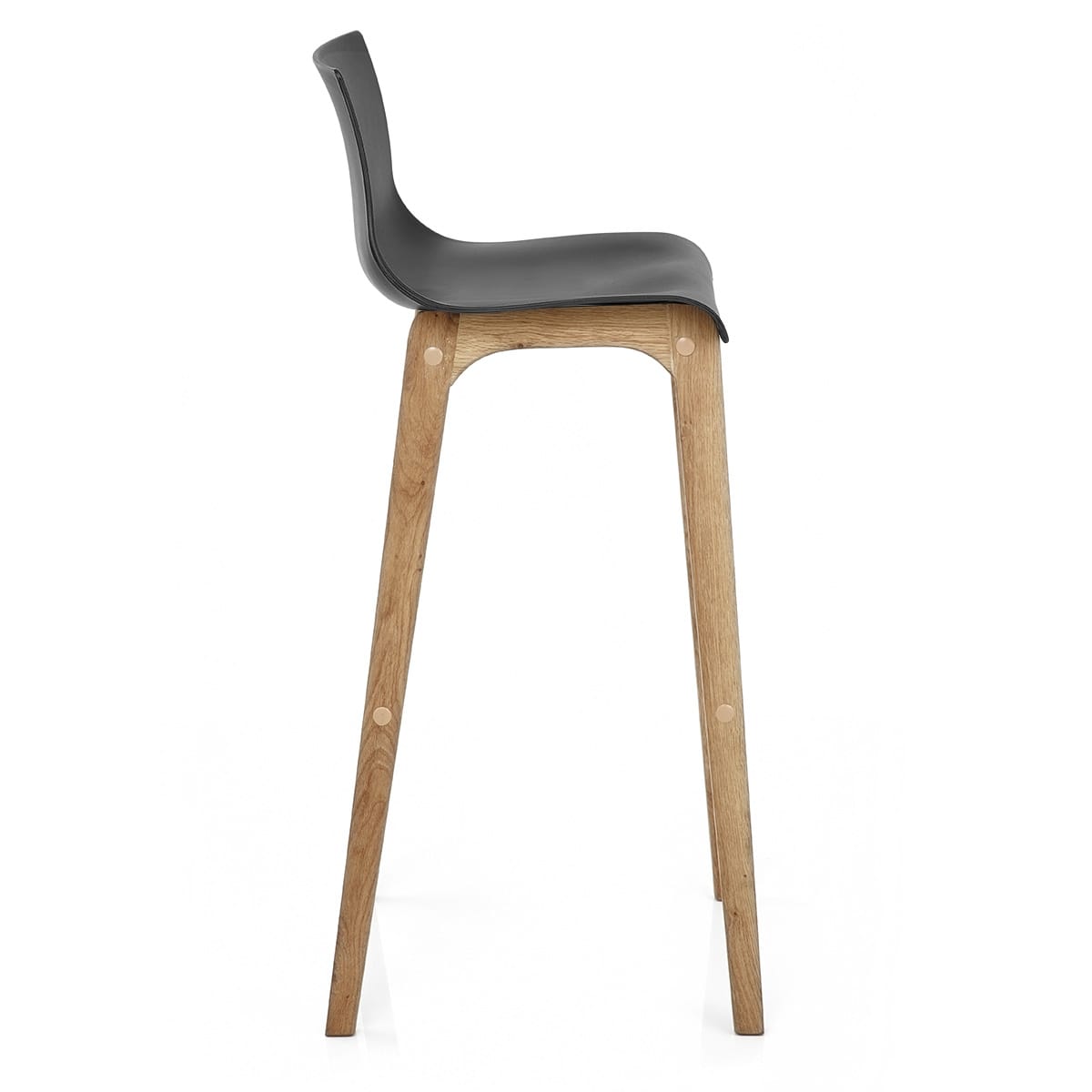 Taburete Madera Resina - Drift ABS Negro
