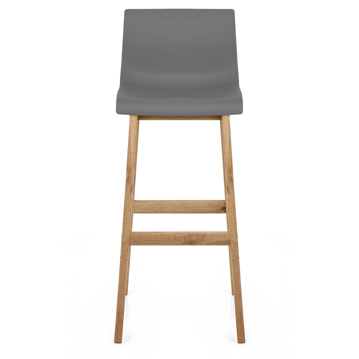Taburete Madera Resina - Drift ABS Gris Oscuro
