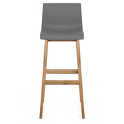 Taburete Madera Resina - Drift ABS Gris Oscuro