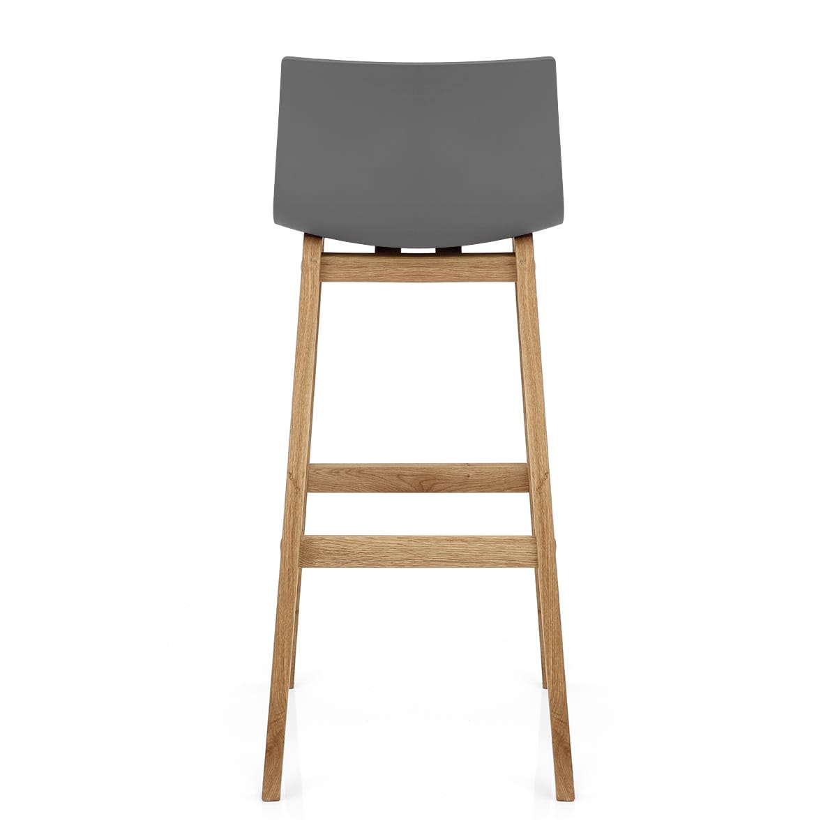 Taburete Madera Resina - Drift ABS Gris Oscuro
