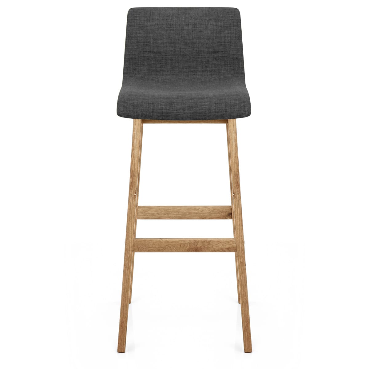 Taburete Madera Tela - Drift Gris Oscuro