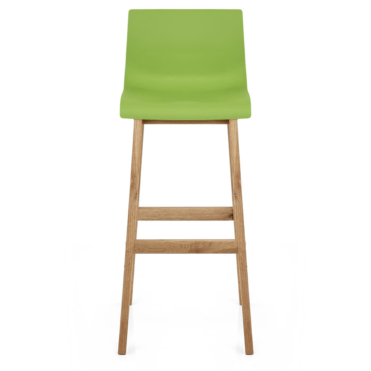 Taburete Madera Resina - Drift ABS Verde