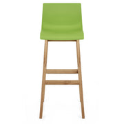 Taburete Madera Resina - Drift ABS Verde