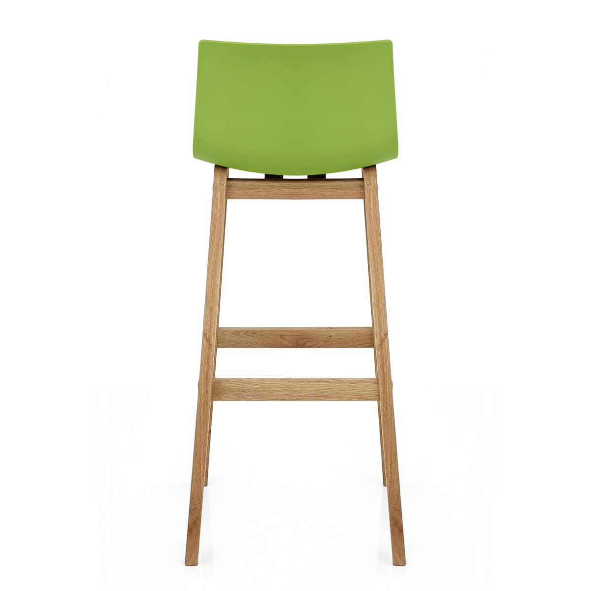 Taburete Madera Resina - Drift ABS Verde