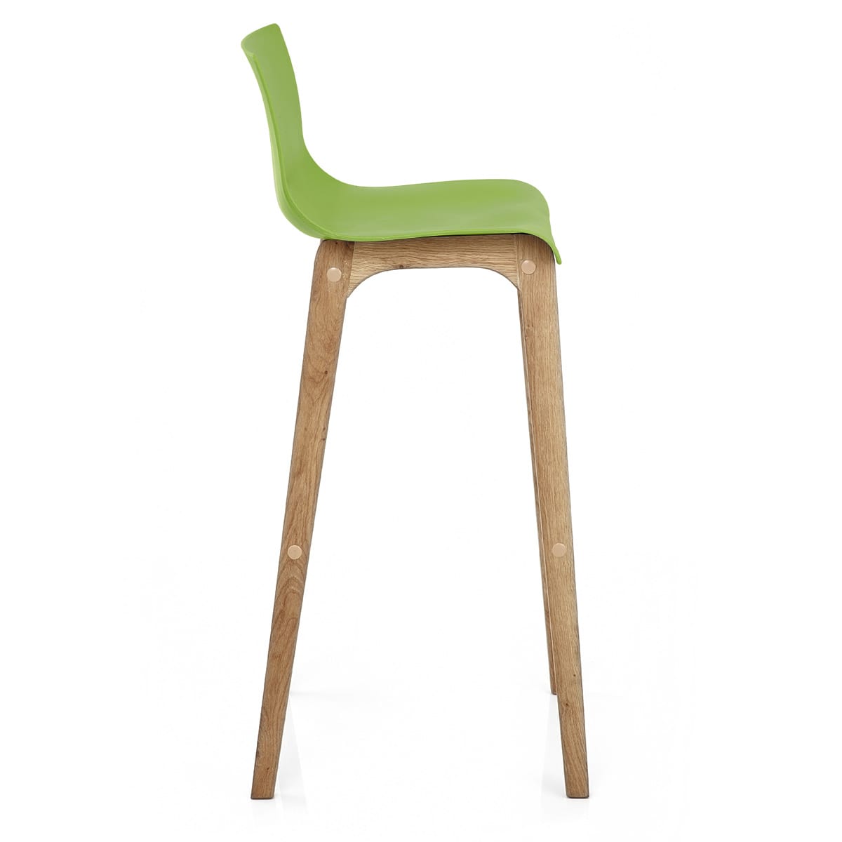Taburete Madera Resina - Drift ABS Verde