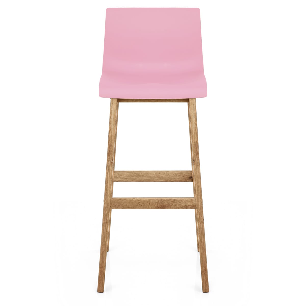Taburete Madera Resina - Drift ABS Rosa