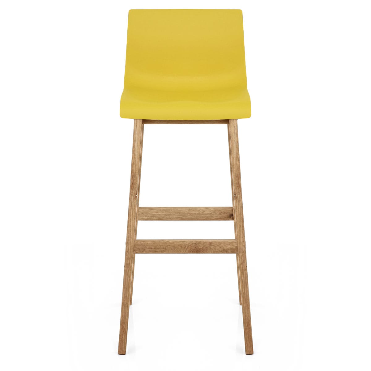 Taburete Madera Resina - Drift ABS Amarillo
