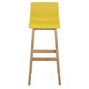 Taburete Madera Resina - Drift ABS Amarillo