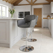 Taburete Polipiel - Dune Gris