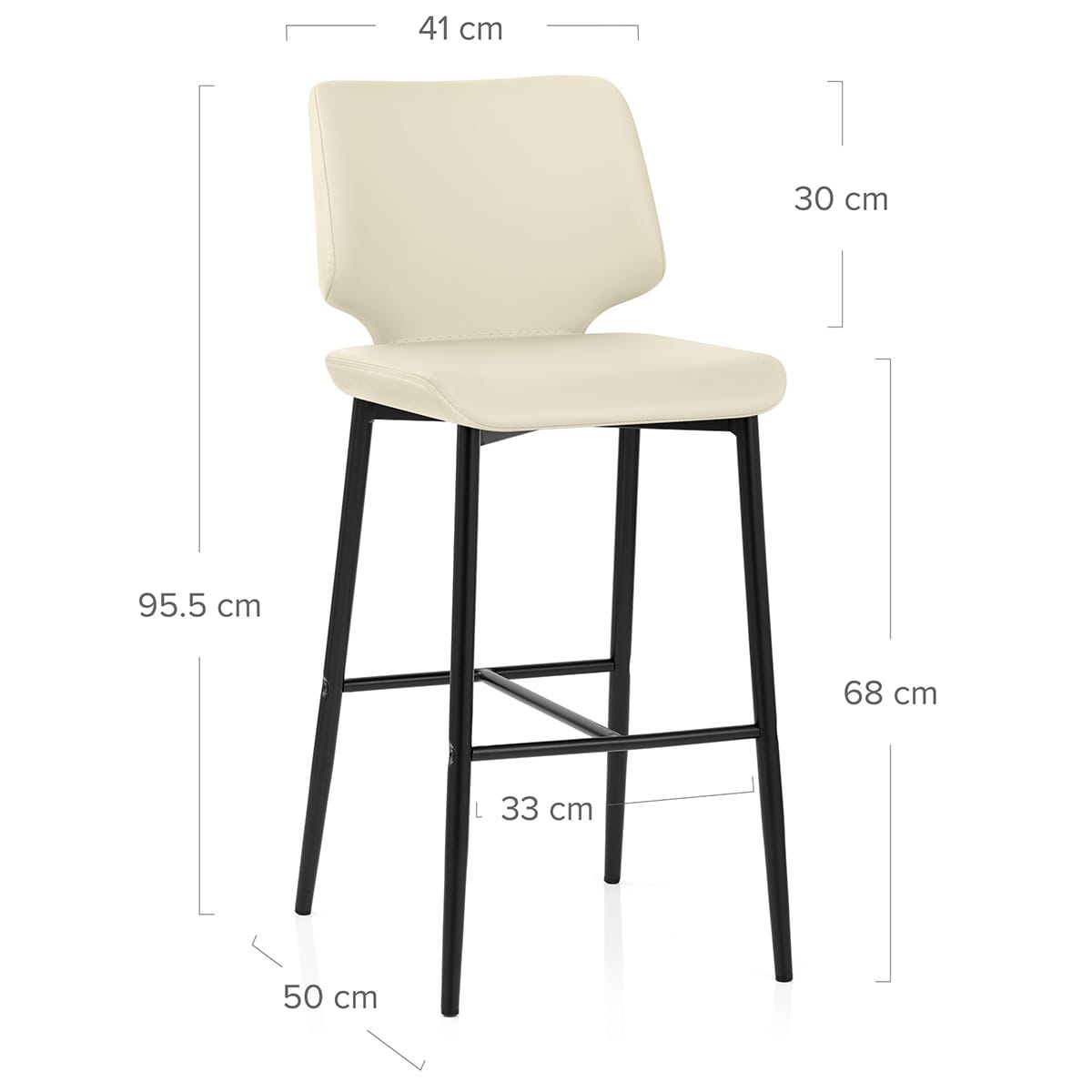 Taburete Sintético - Elan Crema