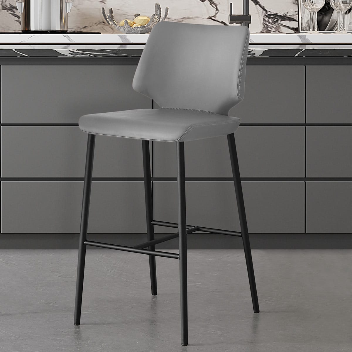 Taburete Sintético - Elan Gris
