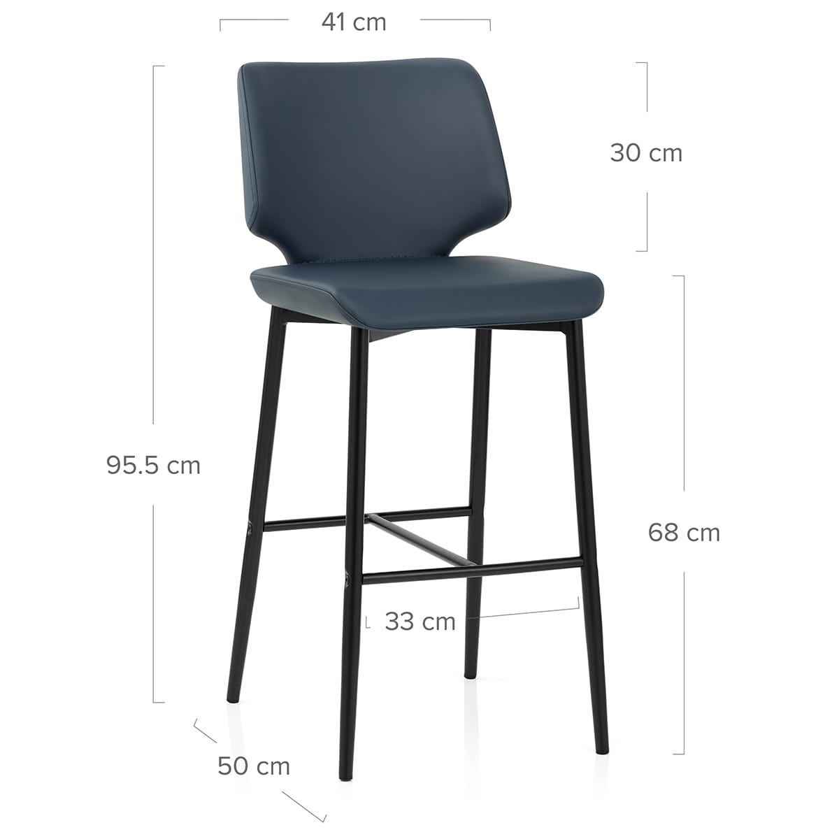 Taburete Sintético - Elan Azul