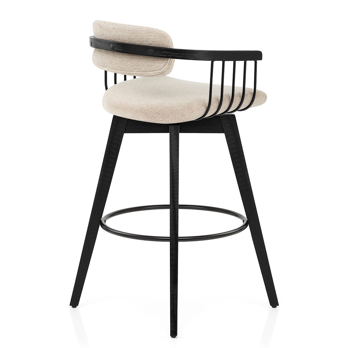 Taburete Tela - Electra Crema