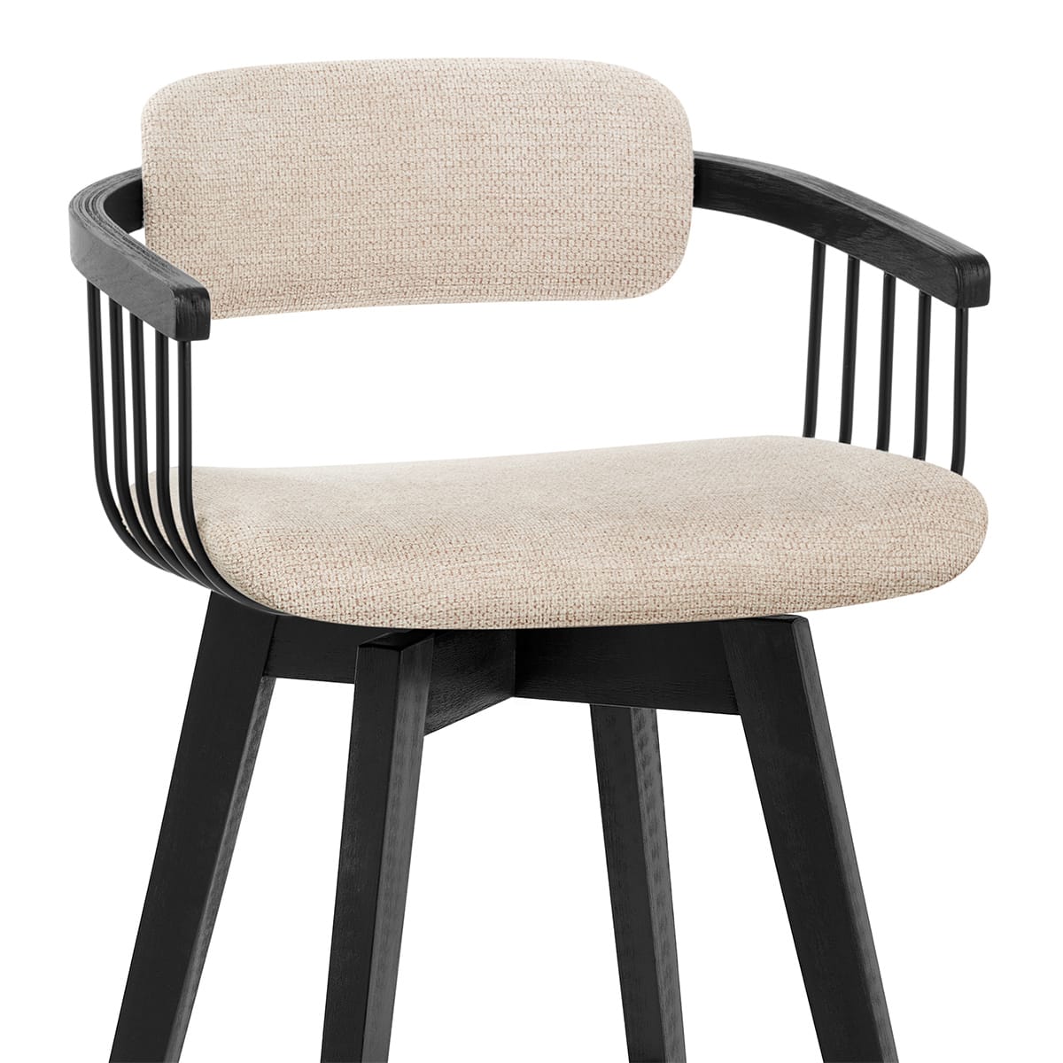Taburete Tela - Electra Crema