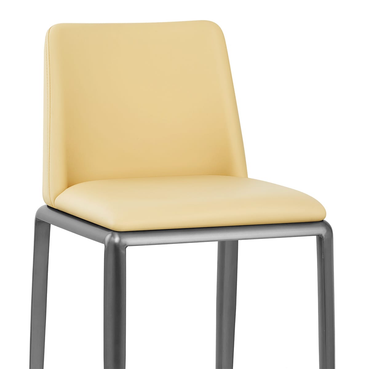 Taburete Polipiel - Elise Amarillo