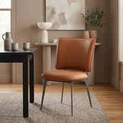 Silla Eco Piel - Ellis Marrón