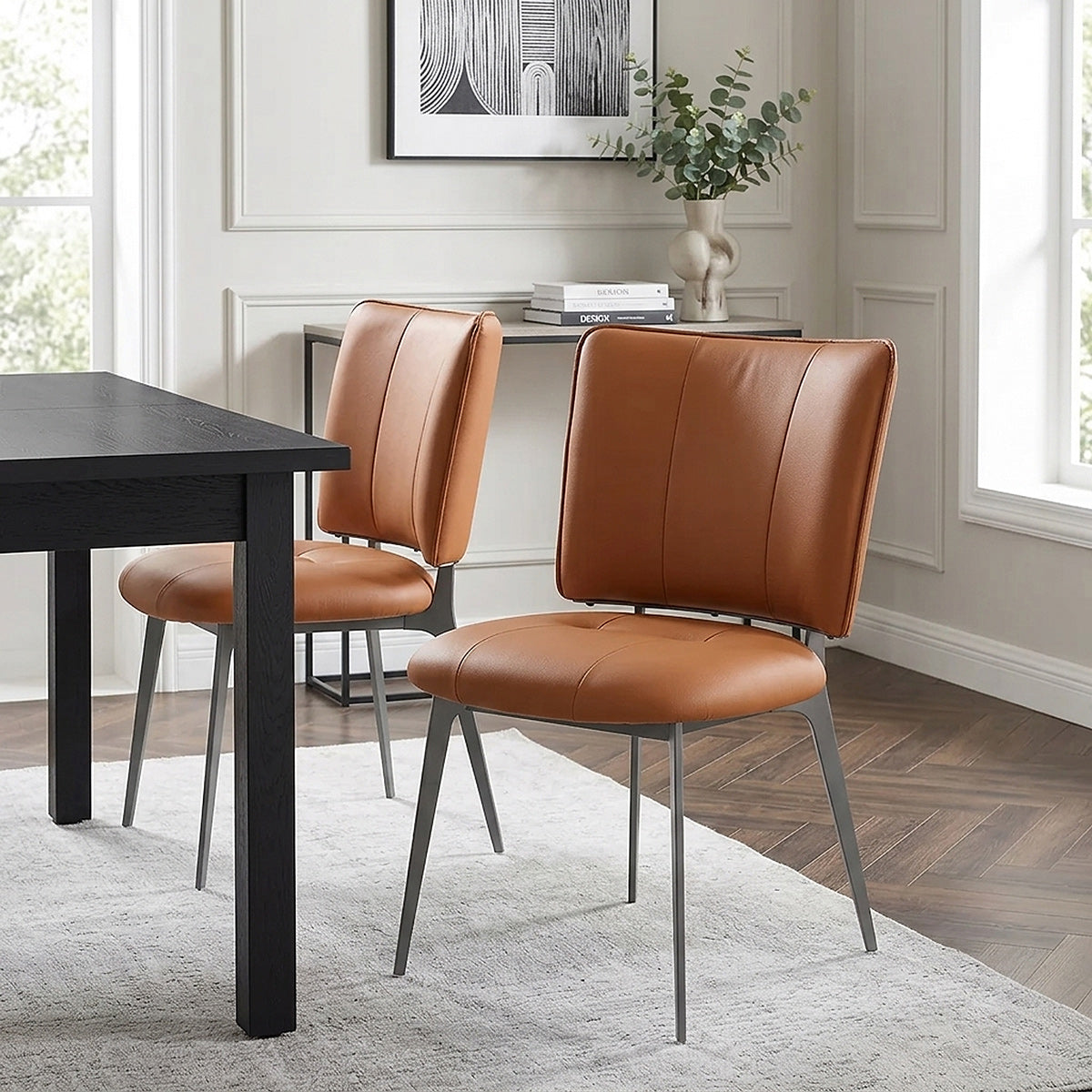 Silla Eco Piel - Ellis Marrón