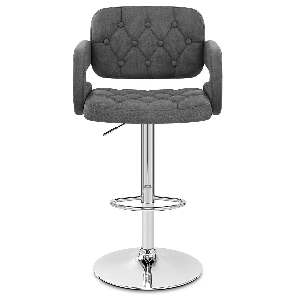 Taburete Tela - Encore Gris Oscuro