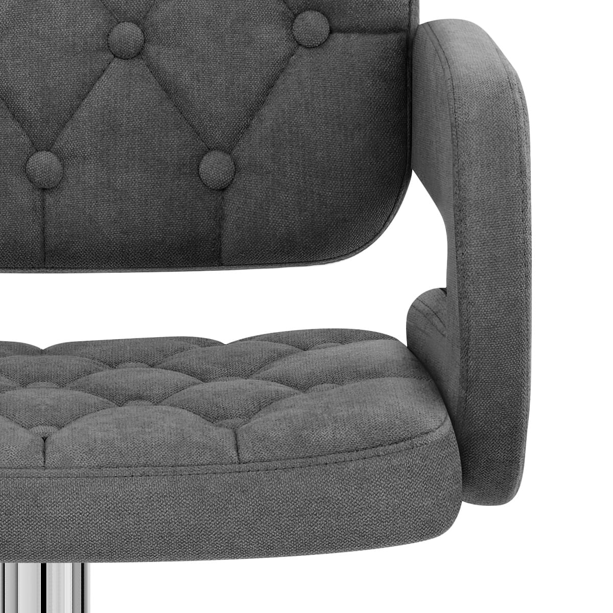 Taburete Tela - Encore Gris Oscuro