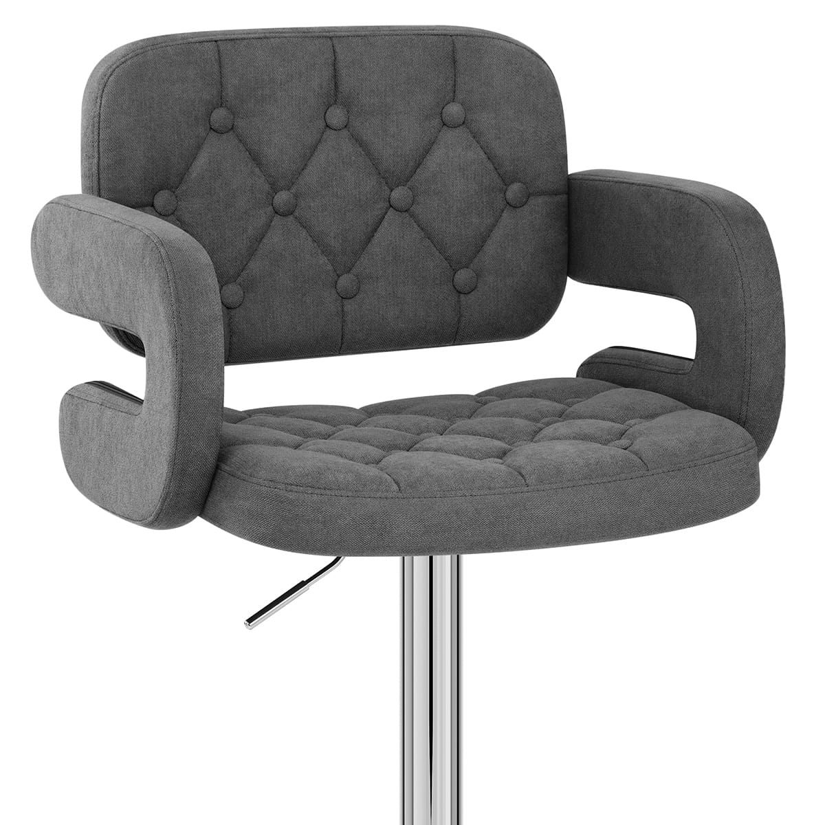 Taburete Tela - Encore Gris Oscuro