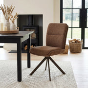 Silla Tela - Epsom Marrón