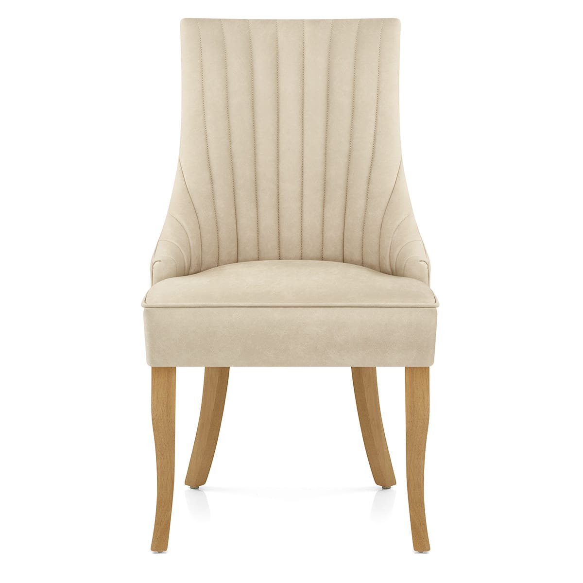 Silla Cuero Sintético - Eton Crema