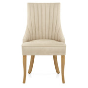 Silla Cuero Sintético - Eton Crema