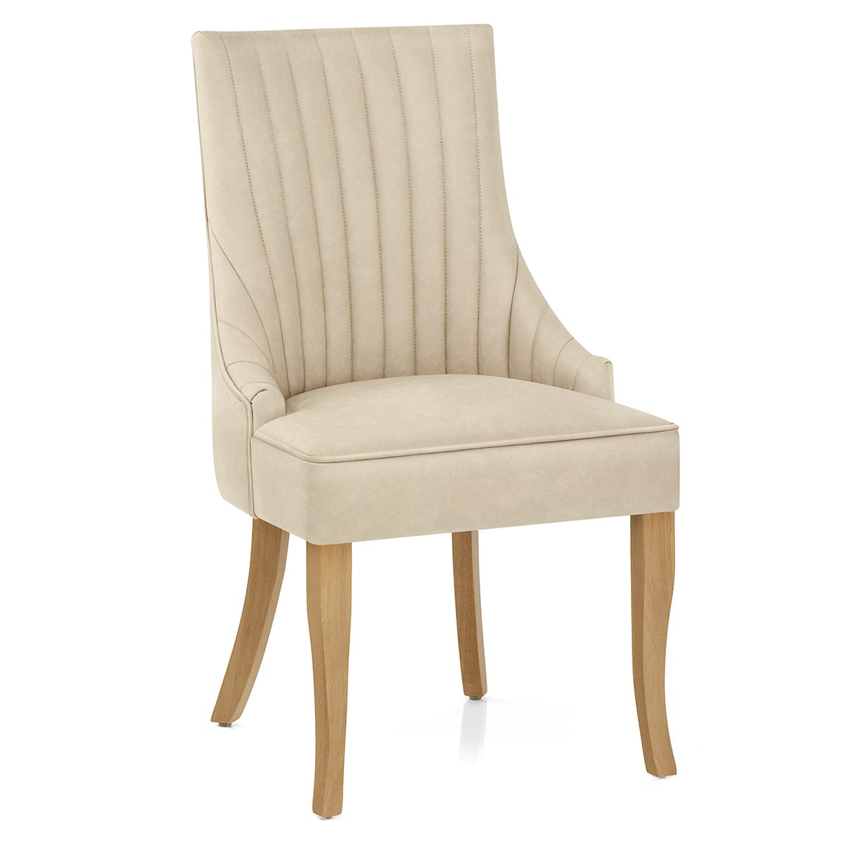 Silla Cuero Sintético - Eton Crema