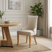 Silla Cuero Sintético - Eton Crema