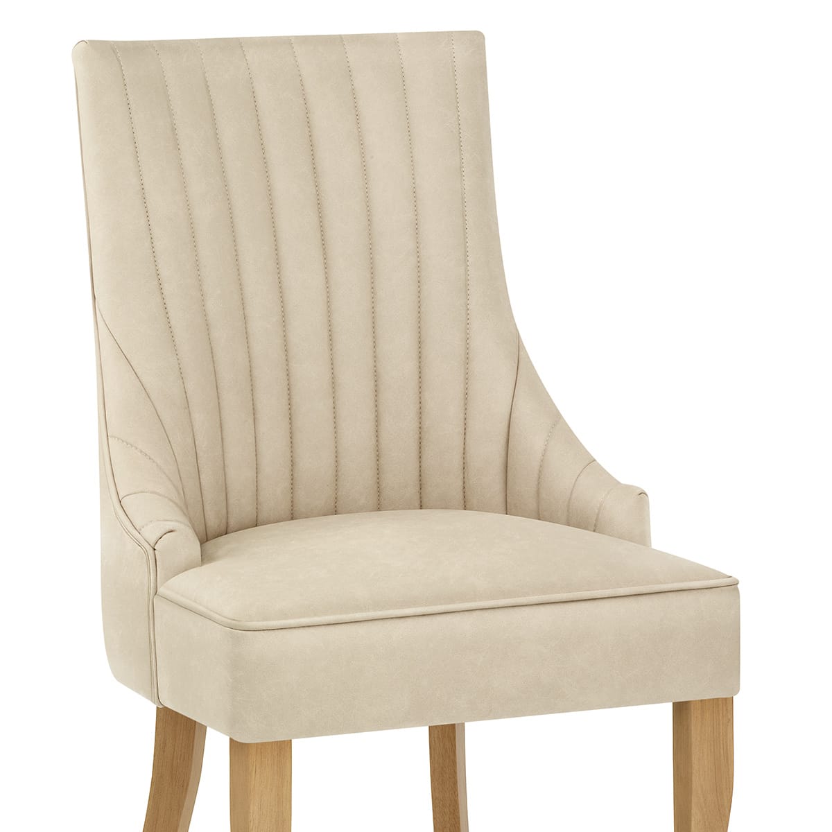 Silla Cuero Sintético - Eton Crema