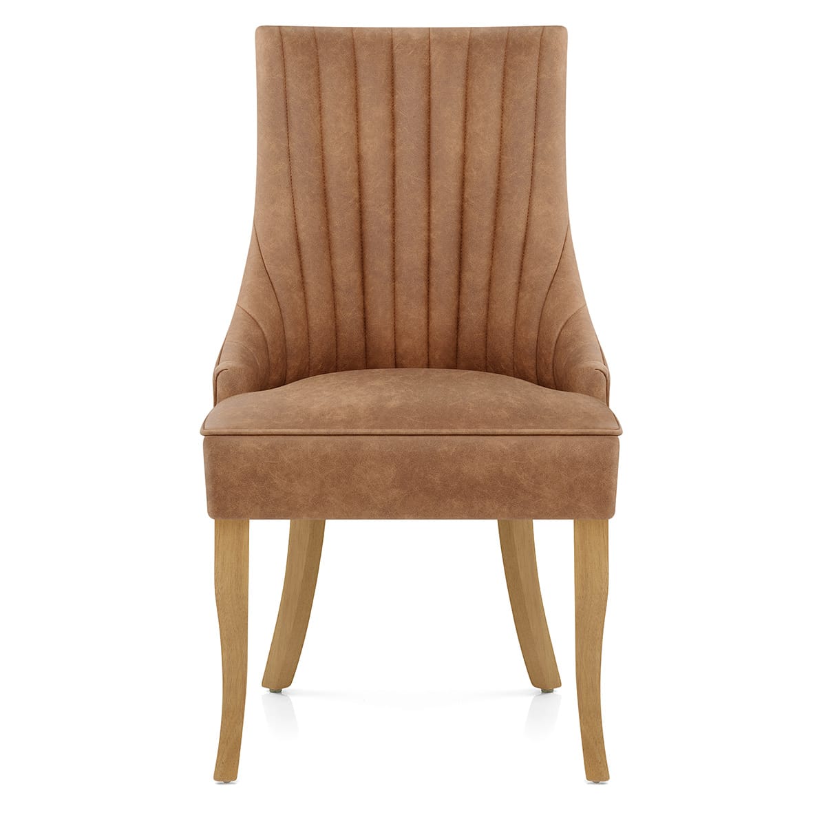 Silla Cuero Sintético - Eton Marrón