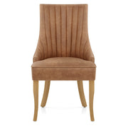 Silla Cuero Sintético - Eton Marrón