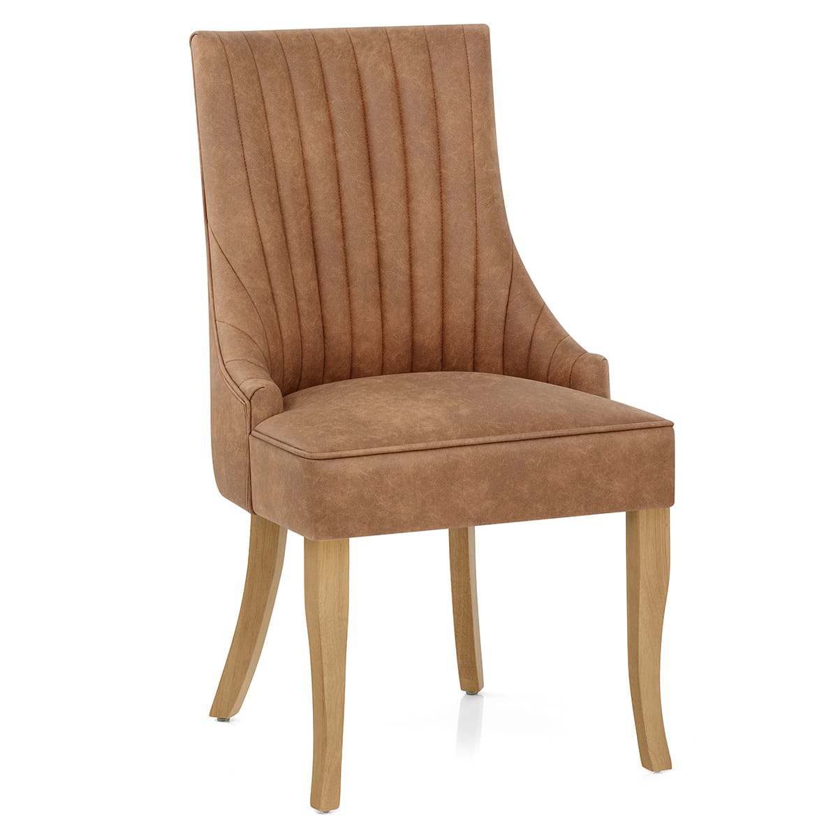 Silla Cuero Sintético - Eton Marrón