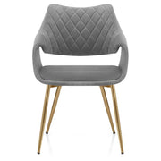 Silla Terciopelo - Fairfield Gris