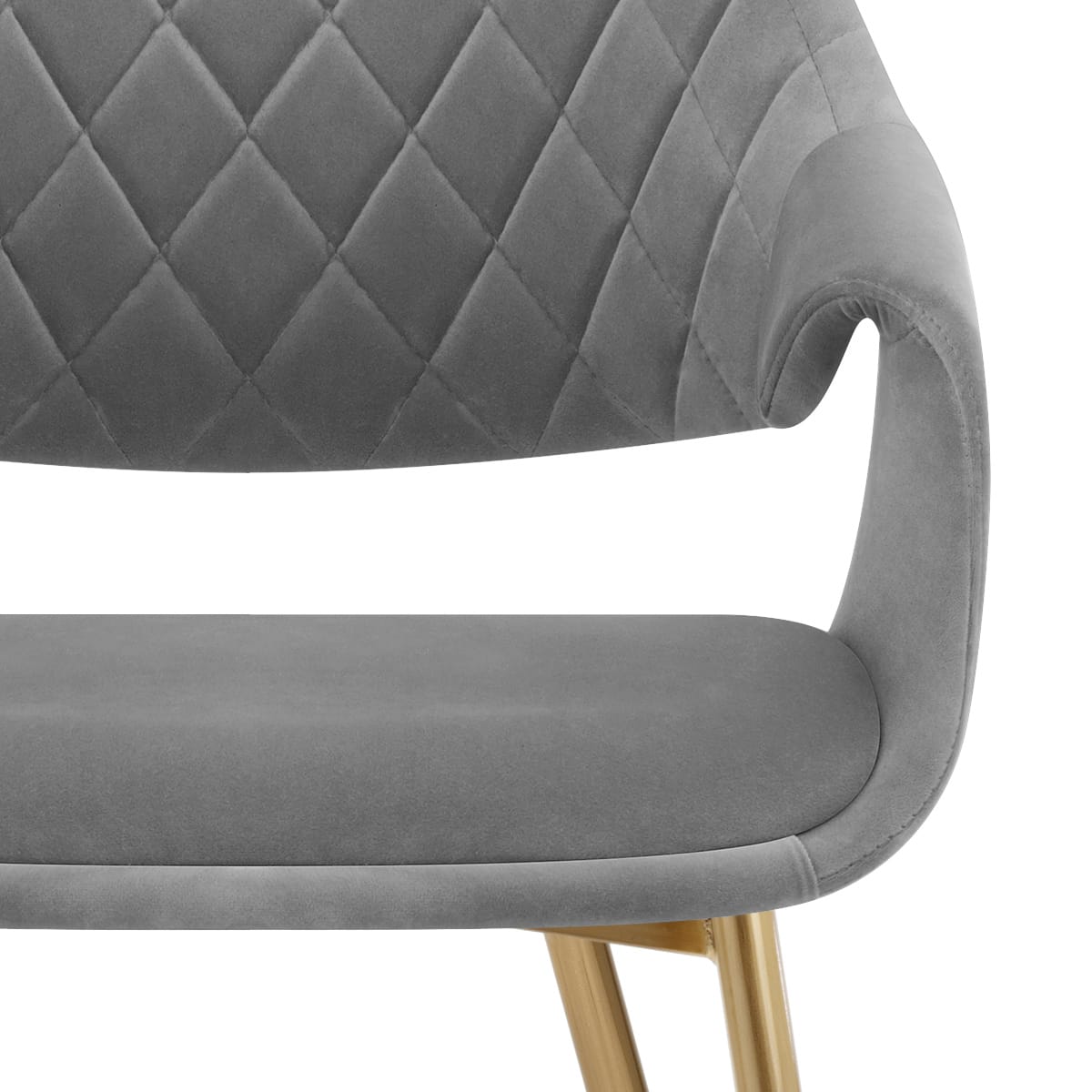 Silla Terciopelo - Fairfield Gris